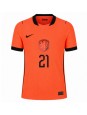 Billige Nederland Frenkie de Jong #21 Hjemmedrakt VM 2026 Kortermet Billige Nederland Frenkie de Jong #21 Hjemmedrakt VM 2026 Kortermet